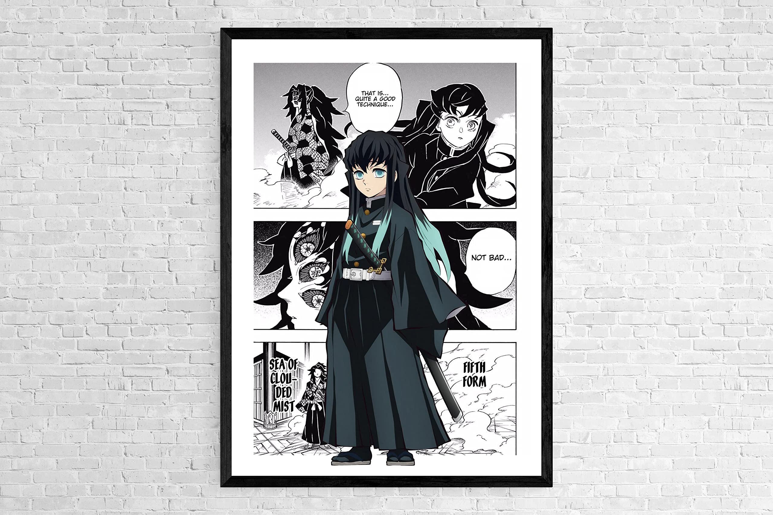 Muichiro Tokito A4 Poster for Room (21x29.7) Anime Manga Monster